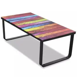 table basse multicolor
