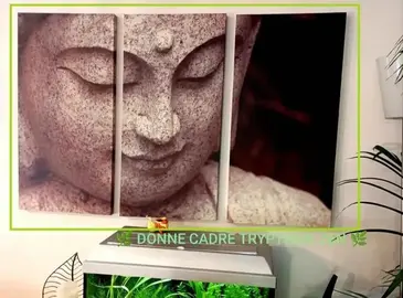 🌿 Donne tryptique zen 🌿 3 cadres de 80cm x 40cm À récupérer à Garons Urgent cause déménagement