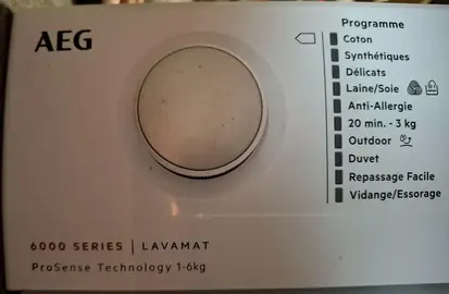 Machine à laver AEG pour pièces détachées