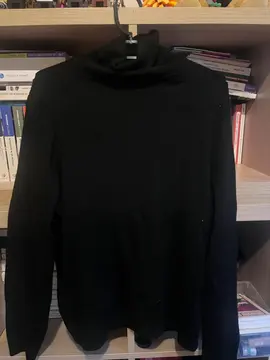 Pull col roulé
