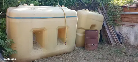 cuve a fioul pour réserve d'eau