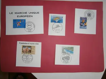 Lot timbres Français