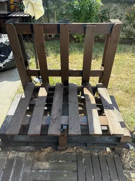 banc en palettes