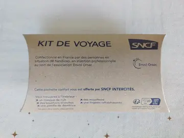 Kit de nuit SNCF