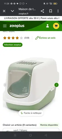 bac à litière