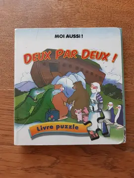 Livre puzzle pour enfants "2 par 2"