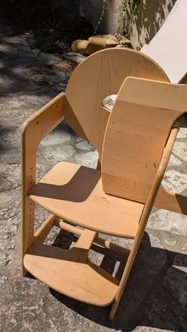 siège en bois évolutif