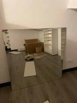 miroir 1m x1m