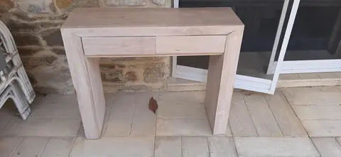 console d entrée en bois