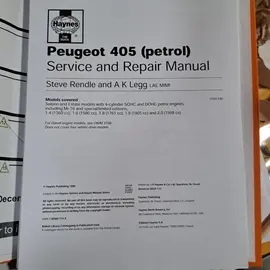 Doc Technique Peugeot 405