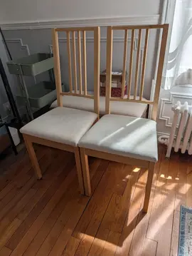 donne 2 chaises Ikea