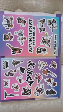 Stickers JO 2024 Corée