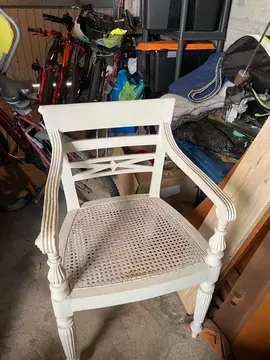 beau fauteuil blanc