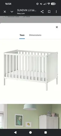 lit à barreaux ikea