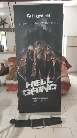 Donne affiche cinéma film "HELLGRIND" pour collectionneur.