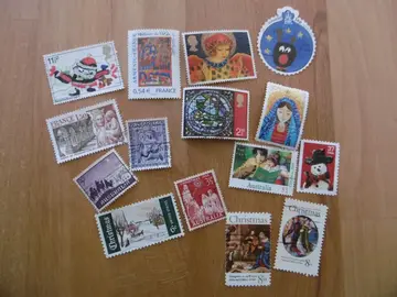 Timbres Nativité, fêtes, LOT 48