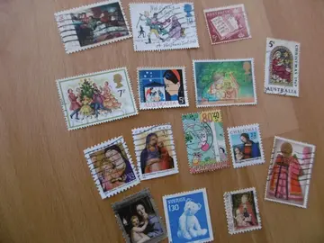 Timbres Nativité, fêtes, LOT 49