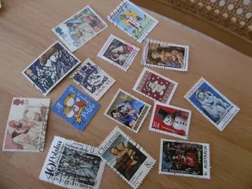 Timbres Nativité, fêtes, LOT 50