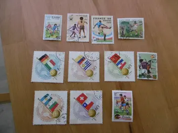 Timbres FOOT divers pays, LOT 5