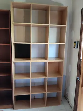 blocs bibliothèques en bois