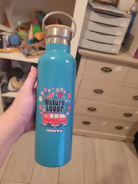 gourde bleu laver bon état marque duckn