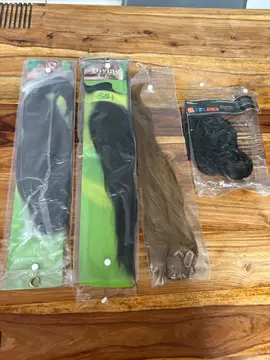lot d’extension de cheveux à clip