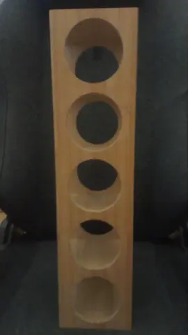Casier à bouteilles en bois