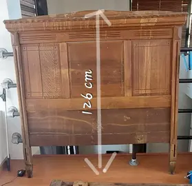 lit ancien en bois
