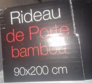 Rideau de porte bambou