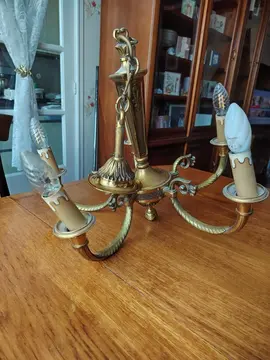Lustre en laiton 5 branche