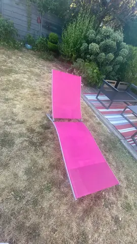 2 transat de couleurs rose