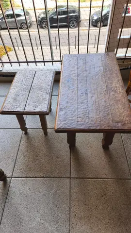2 tables basses duo bois
