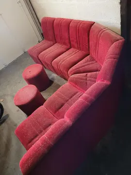 ancienne banquette de boîte de nuit