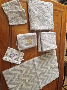 lot linge éponge