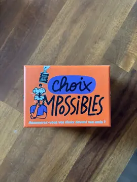 Jeu choix impossibles