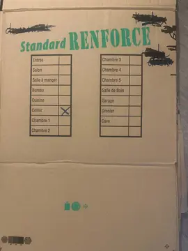 cartons de déménagement