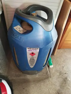 bouteille de gaz vide