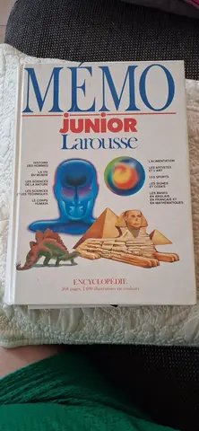 LIVRE MEMO JUNIOR LAROUSSE