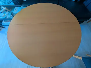Table ronde 110cm (avec rallonge)