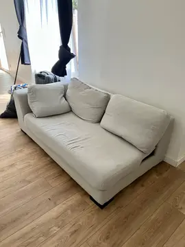 canapé convertible gris