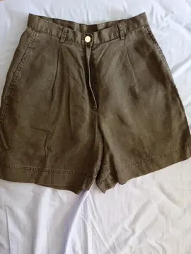 bermuda/short noir camaïeu
