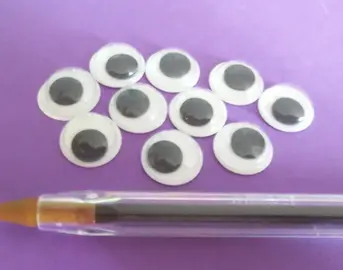 LOT PETITS YEUX MOBILES A COLLER POUR LOISIRS CREATIFS