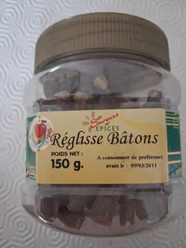 bâtons de réglisse