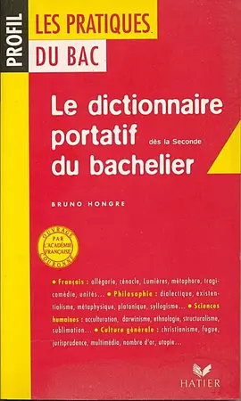 Dictionnaire du bachelier.