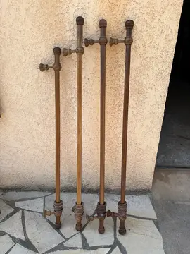 Tringle rideau plafond bois