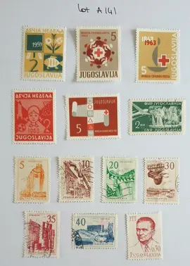 Lot A141 Timbres de Yougoslavie 2