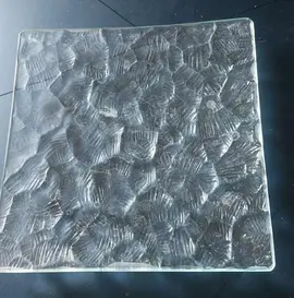 petite soucoupe en verre 13 x 13 cm