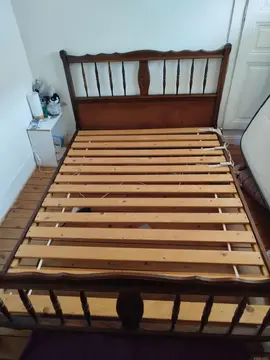lit en bois