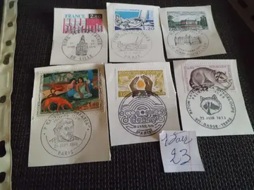 LOT 23 DE TIMBRES 1 ER JOUR