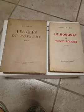 2 romans encore non massicotés (à couper pour les lire)